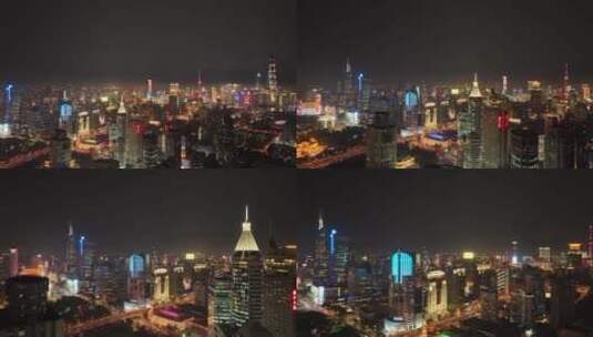 上海浦西黄浦区夜景高清在线视频素材下载