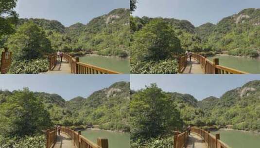 福建太姥山九鲤湖自然风景高清在线视频素材下载