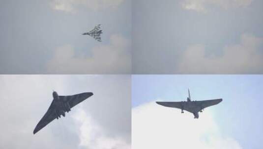 在空中飞行的战斗机高清在线视频素材下载