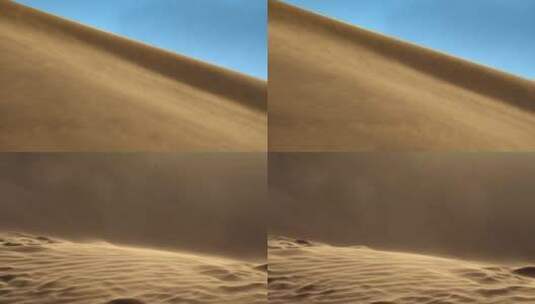 沙漠飞沙高清在线视频素材下载