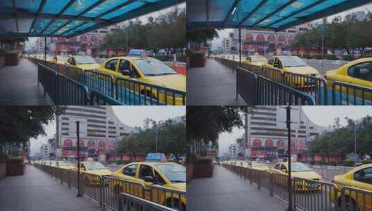 重庆出租车高清在线视频素材下载