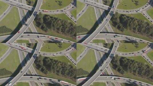 公路互通高速公路高清在线视频素材下载
