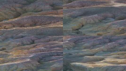 高清竖屏航拍五彩滩大峡谷雅丹地质风光高清在线视频素材下载