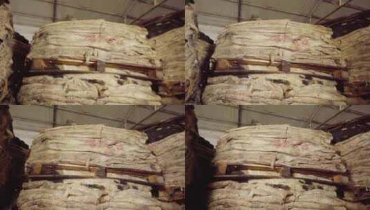 工艺 纺织品 皮革机械 皮革高清在线视频素材下载