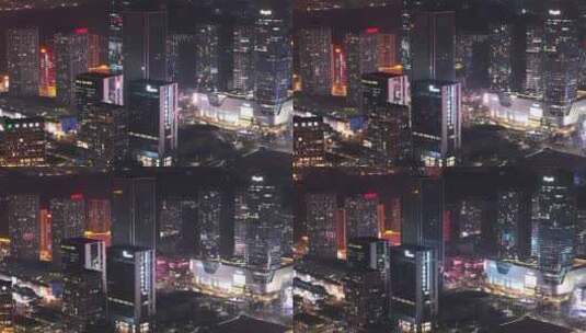 广州南村万博CBD夜景高清在线视频素材下载