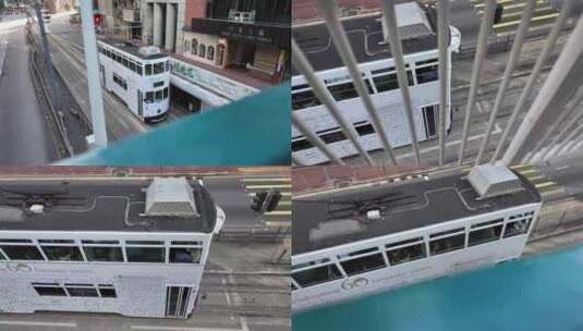 香港铜锣湾密集建筑航拍高清在线视频素材下载