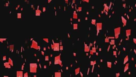 红包雨春节红包 财源广进 红包通道素材高清在线视频素材下载