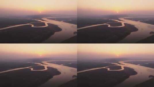 中国江河黄河生态环境高清在线视频素材下载