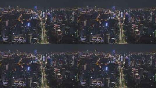杭州滨江夜景高清在线视频素材下载