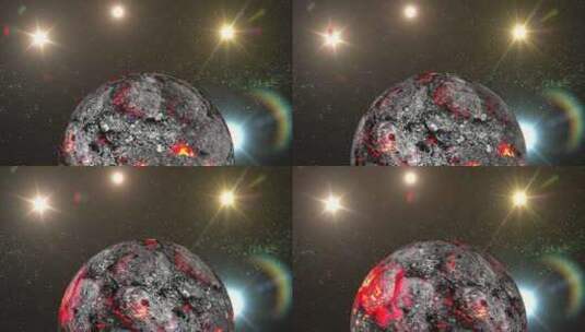 太阳行星动画高清在线视频素材下载