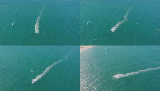 风筝冲浪场所、运动理念、健康生活方式、载高清在线视频素材下载