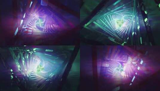 科技时空隧道 科技感隧道高清在线视频素材下载