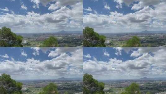 山顶白云美景4K实拍视频高清在线视频素材下载