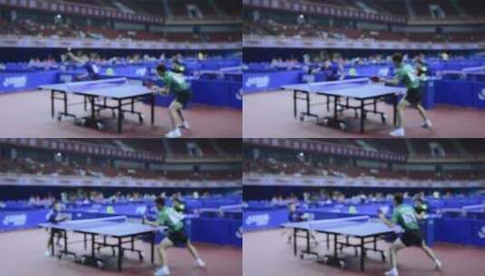 乒乓球比赛高清在线视频素材下载