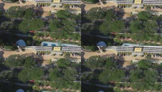 航拍深圳城市生态绿化高清在线视频素材下载