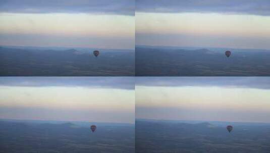 格雷梅的热气球体验高清在线视频素材下载