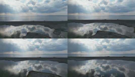 2022.07.26阿勒泰乌拉古湖 日出航拍4k 50p_0024高清在线视频素材下载