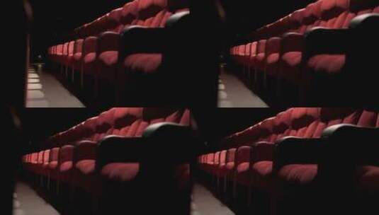 电影院空座椅空镜高清在线视频素材下载