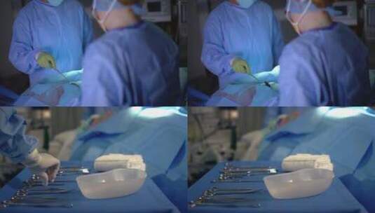 手术医生医疗仪器高清在线视频素材下载