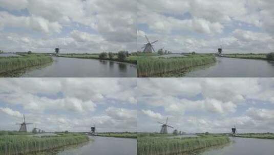 荷兰风车4高清在线视频素材下载