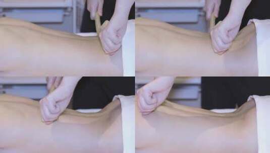 美容Spa背部护肤护理高清在线视频素材下载