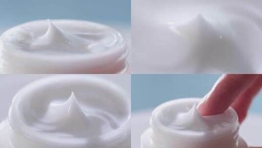 纯净唯美护肤品面霜乳液4k广告视频素材高清在线视频素材下载