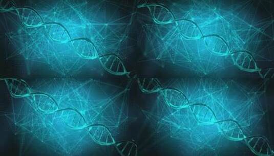 DNA复杂结构的模拟高清在线视频素材下载