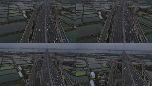 广东虎门大桥航拍高清在线视频素材下载