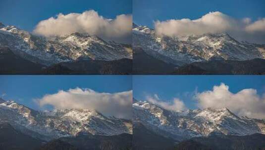 云南哈巴雪山/虎跳峡延时摄影高清在线视频素材下载