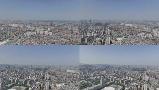 济南城市航拍空镜高清在线视频素材下载