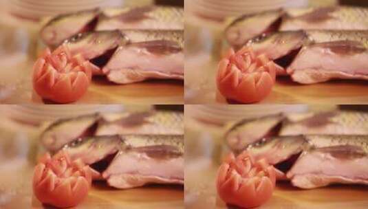 食材草鱼鱼肉 (10)高清在线视频素材下载