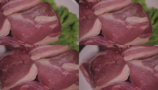 猪肉五花肉 (2)高清在线视频素材下载