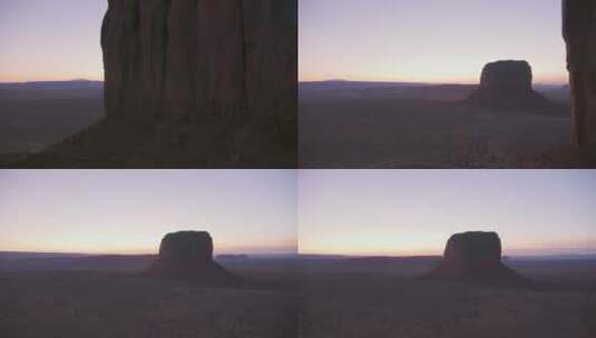 沙漠砂岩景观高清在线视频素材下载