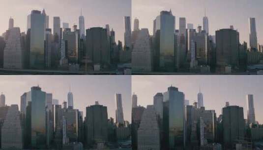 纽约摩天大厦航拍高清在线视频素材下载