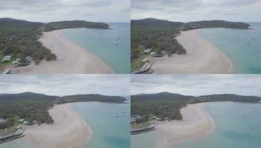 海岛的沙滩高清在线视频素材下载
