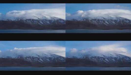 8K新疆慕士塔格峰雪山延时高清在线视频素材下载