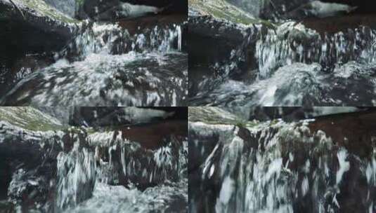 石头溪流水流高清在线视频素材下载