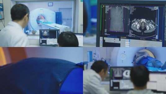 医院放射科CT影像室高清在线视频素材下载