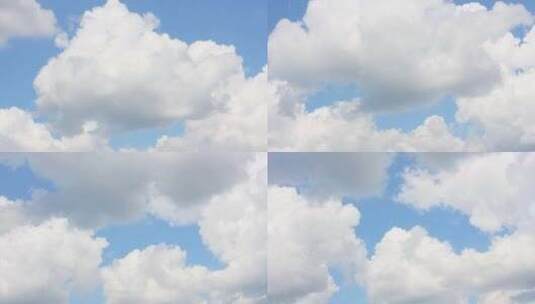 蓝天白云空镜延时高清在线视频素材下载