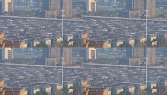 杭州城市 居民住房高清在线视频素材下载
