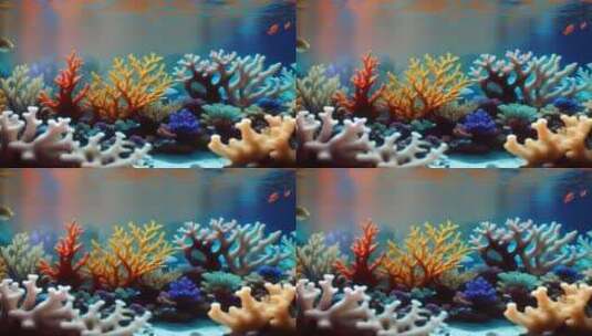 海底世界珊瑚深海高清在线视频素材下载