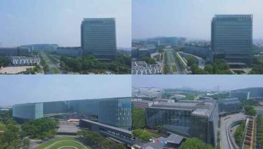 南京徐庄软件园苏宁集团全球总部高清在线视频素材下载
