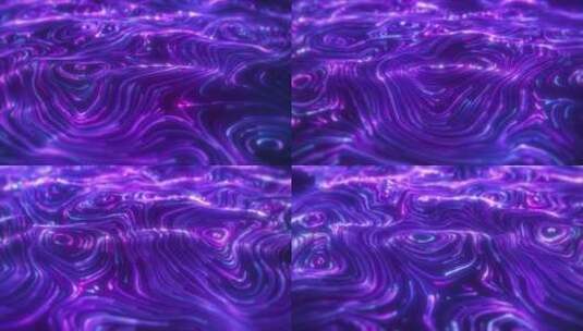 紫色发光粒子线条流动舞台光线背景高清在线视频素材下载