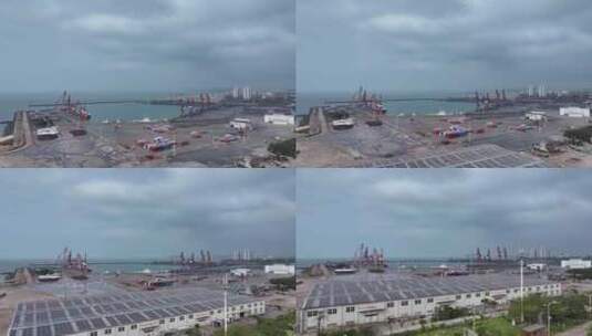 海南八所港高清在线视频素材下载