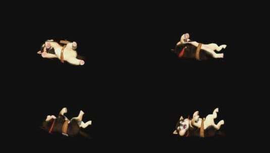 3D卡通小狗动画（带透明通道)高清在线视频素材下载