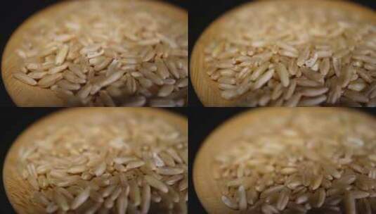 燕麦大麦麦子粗粮粮食高清在线视频素材下载