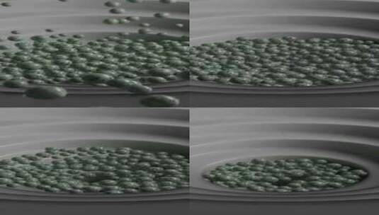3D、垂直格式、球、弹珠高清在线视频素材下载