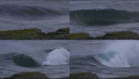 海洋，海浪，水，大浪高清在线视频素材下载