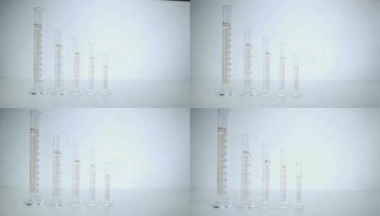 不同尺寸的刻度气缸高清在线视频素材下载