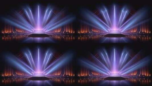 璀璨舞台光芒四射迎接盛典高清在线视频素材下载
